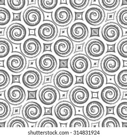 Grunge Spiral Overlay Texture for your design. EPS10 vector.