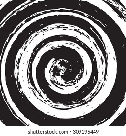 Grunge Spiral OverlayTexture for your design. EPS10 vector.