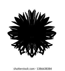 Grunge Spiral And round stamp for your design. Distress circle overlay template for aging your icon, badge or insignia element. EPS10 vector. 