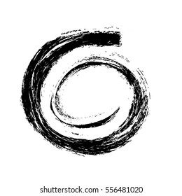 grunge spiral shape background and texture, vector design element