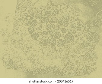 grunge spiral texture