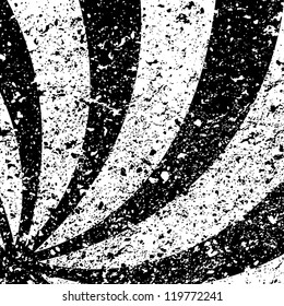 Grunge spiral. Vector illustration.