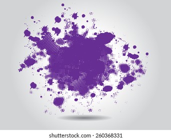 Grunge splash background .Abstract splash banner for design use.Vector illustration.
