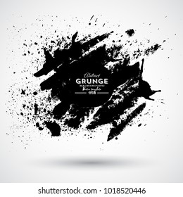 Grunge splash banner