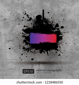 Grunge Splash Banner