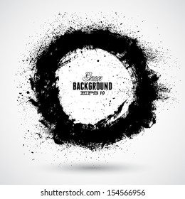 Grunge splash banner