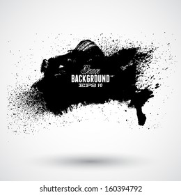 Grunge splash banner