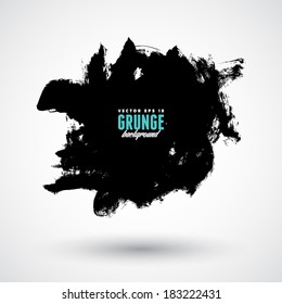 Grunge splash banner