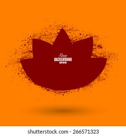 Grunge splash banner