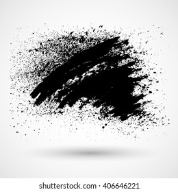 Grunge splash banner