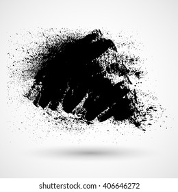 Grunge splash banner