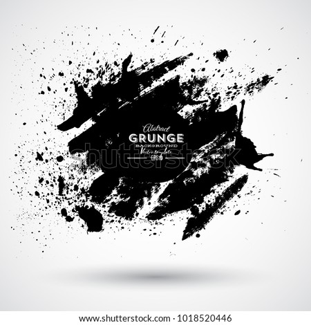 Grunge splash banner