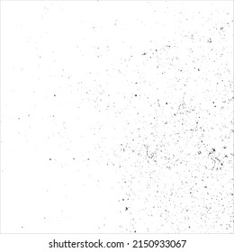 grunge splash black ink splats on white.