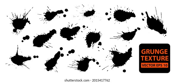 Juego de salpicaduras. Dibujo abstracto. Diseño de fondo moderno.  Forma líquida abstracta. Pulgadas de tinta.