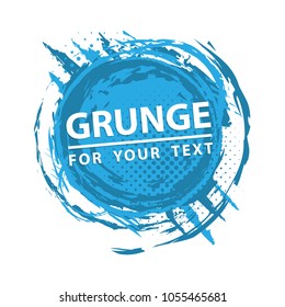 Grunge splash. Vector abstract background with ink brush strokes and geometrical shapes. Grunge background with space for text.