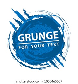 Grunge splash. Vector abstract background with ink brush strokes and geometrical shapes. Grunge background with space for text.