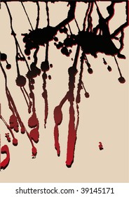 grunge splash - vector illustration