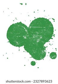 Grunge Splat - Background is transparent so they can be overlayed on other Illustrations or Images.