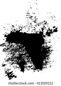 Grunge Splatter Effect . Simply Place Texture over any Object to Create Distressed Effect .