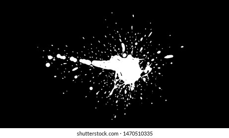 Grunge splatter. Paint splash. Liquid stain. Highly detailed grunge texture. Paint stain. Ink spot. Drop. Abstract frame. Grunge background.
