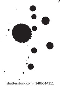 Grunge splatter. Paint splashes. Liquid stains. Highly detailed grunge textures. Paint stain. Ink spots. Splatter. Scribble. Scrawl. Drop. Grunge backgrounds collection.