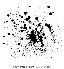 Grunge splatter. Pintar salpicaduras. Manchas líquidas. Texturas muy detalladas