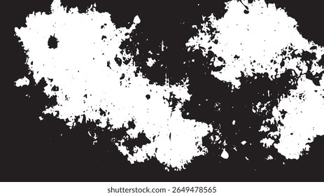Grunge Splatter Texture with Abstract Ink Blot Pattern, High Resolution Overlay Background