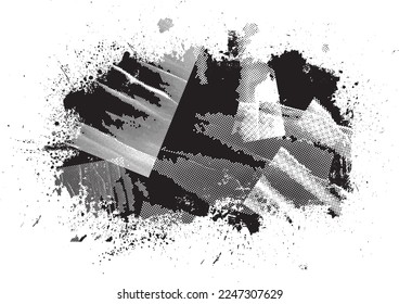 Grunge spotted Background.Texture Vector.Dust Overlay Distress Grain ,Simply Place illustration over any Object to Create grungy Effect .abstract,splattered ,dirty,poster for your design. 