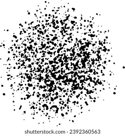 Grunge spray effect. Grit vector texture. Speckle isolated stain.