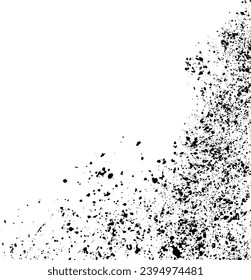 Grunge spray effect. Grit vector texture. Speckle isolated stain.