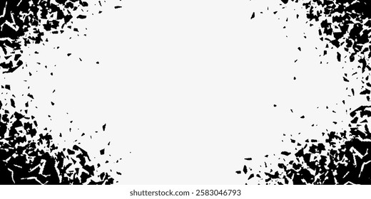 Grunge spray effect. Grit vector texture. Speckle isolated stain.