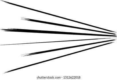 Grunge spray paint . Vector brush Stroke . Distressed banner . Black stripes isolated. paintbrush collection . Modern Textured shape . Dry border in Black . Bulge lines