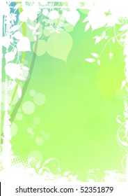 Grunge spring background