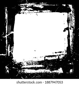 Grunge Square Frame Border Background