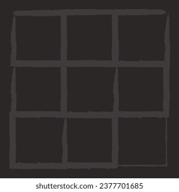 Grunge square and rectangle frames. Ink empty black boxes set. Rectangle borders collections. Rubber square stamp imprint. Vector illustration isolated on white background.


