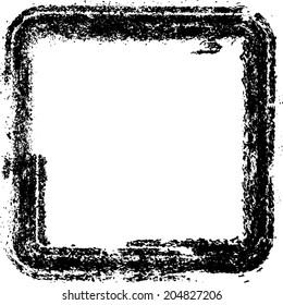 Grunge square. Vector illustration.