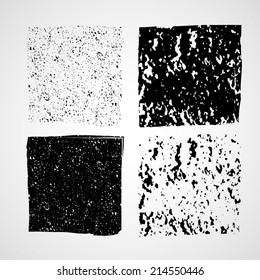 Grunge squares. Vector illustration
