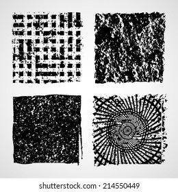 Grunge squares. Vector illustration