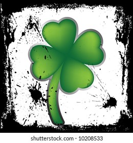 Grunge st. patricks day vector illustration