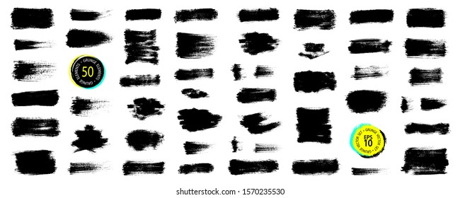 Grunge stains set. Paint brush strokes. Liquid stains. Grunge backdrops set. Paint brush strokes. Highly detailed paint textures. Ink spots. Splatter. Grungy backgrounds collection. Grunge bundle.