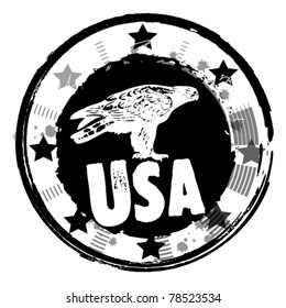 Grunge stamp. American Theme            vector illustration.