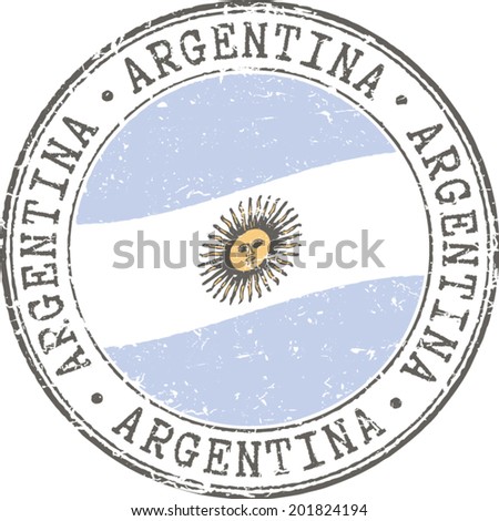 Grunge stamp 'Argentina'