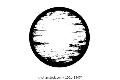 grunge stamp black and white with texture