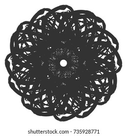 Grunge stamp draft mockup of grunge overlay stamp basis texture for your design. EPS10 vector.