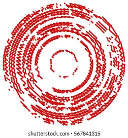 Grunge stamp draft mockups of grunge overlay basis texture red color for your design. EPS10 vector.