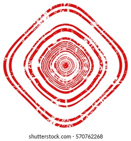 Grunge stamp draft mockups of overlay basis red color texture for your design. EPS10 vector.