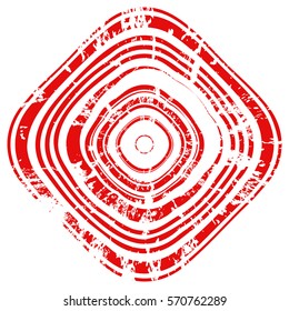 Grunge stamp draft mockups of overlay basis red color texture for your design. EPS10 vector.