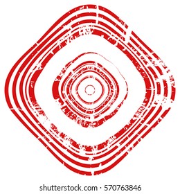 Grunge stamp draft mockups of overlay basis red color texture for your design. EPS10 vector.