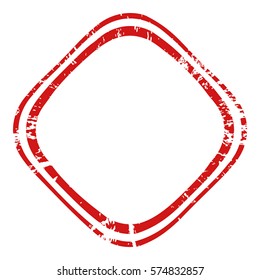 Grunge stamp draft mockups of grunge overlay stamp red color basis texture for your design. EPS10 vector.