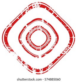 Grunge stamp draft mockups of grunge overlay basis texture red color for your design. EPS10 vector.